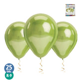 BALLOON #9 CHROME LIME GREEN X25